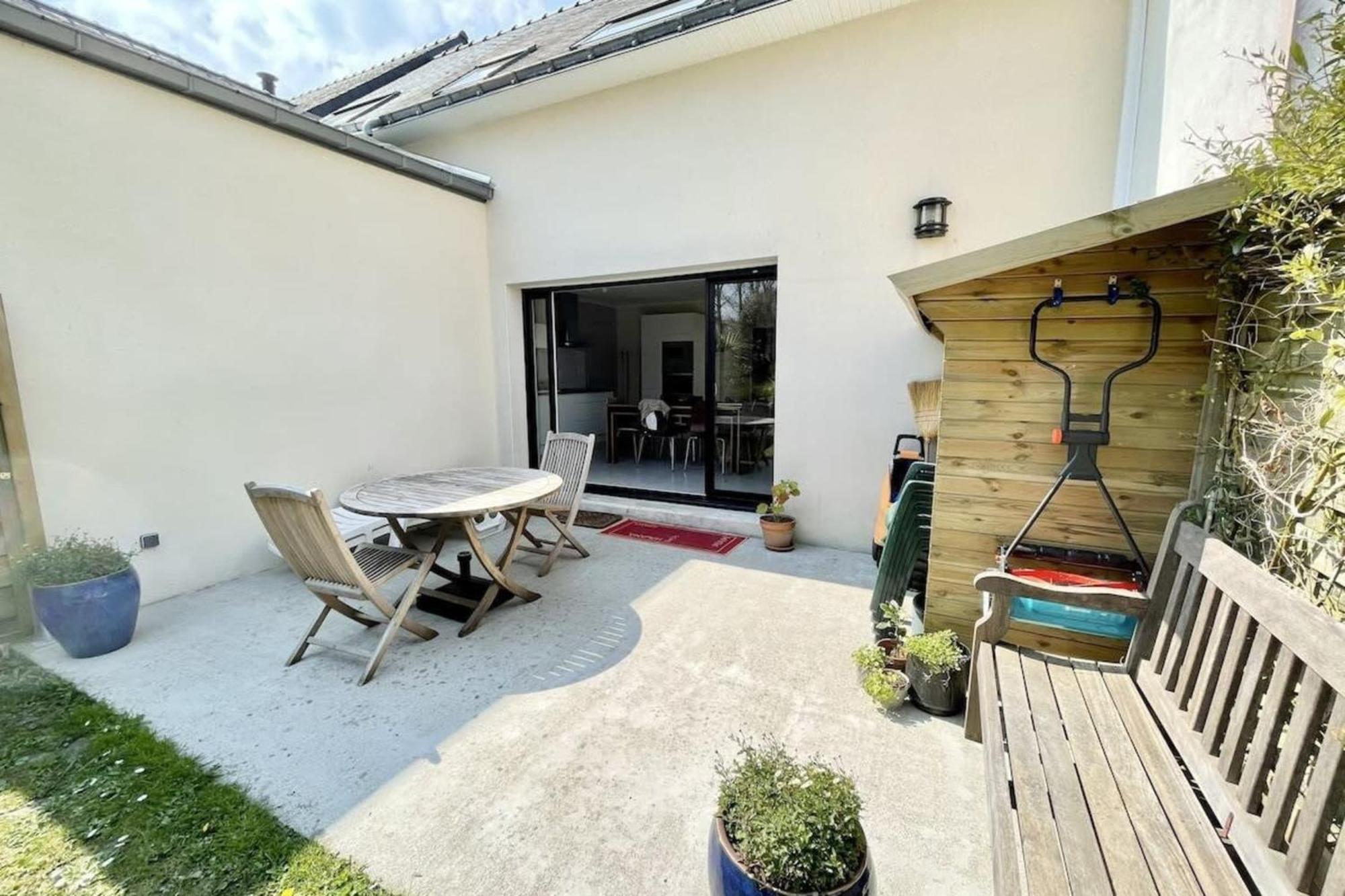 Jolie Maison Moderne A 200M Du Port De Lomener Ploemeur Bagian luar foto