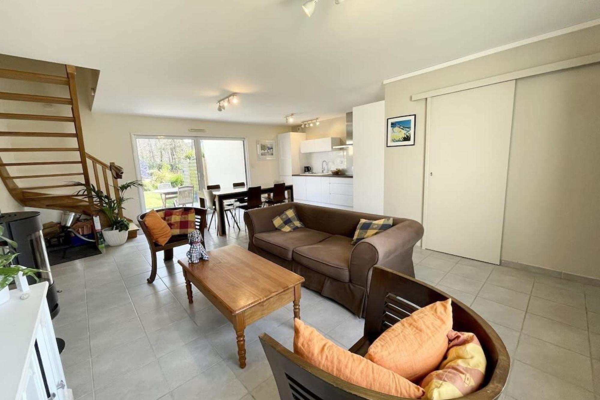 Jolie Maison Moderne A 200M Du Port De Lomener Ploemeur Bagian luar foto