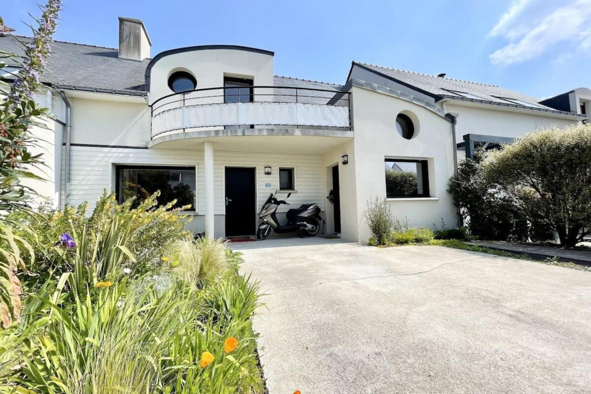 Jolie Maison Moderne A 200M Du Port De Lomener Ploemeur Bagian luar foto